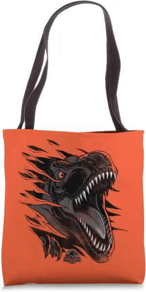 Jurassic Park Velociraptor Attack Tote Bag