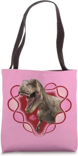 Jurassic World T-Rex Valentine’s Day Tote Bag