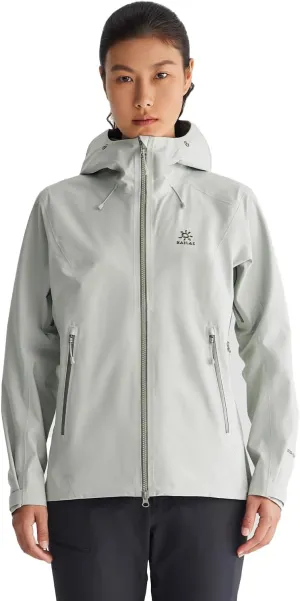 KAILAS Women's Hiking Jacket Rain Jacket Hooded Running Windbreaker Waterproof Packable Lightweight Outdoor Hardshell