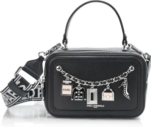 Karl Lagerfeld Paris Simone Studded Camera Crossbody