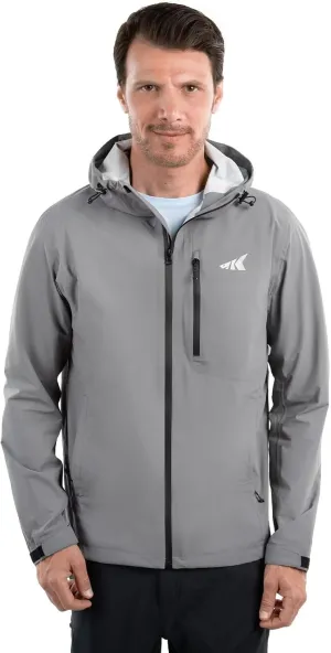 KastKing HydroArmor Lightweight Rain Jacket, 2.5-Layer Waterproof Fishing Hiking Rain Suit for Men, Packable Rain Gear