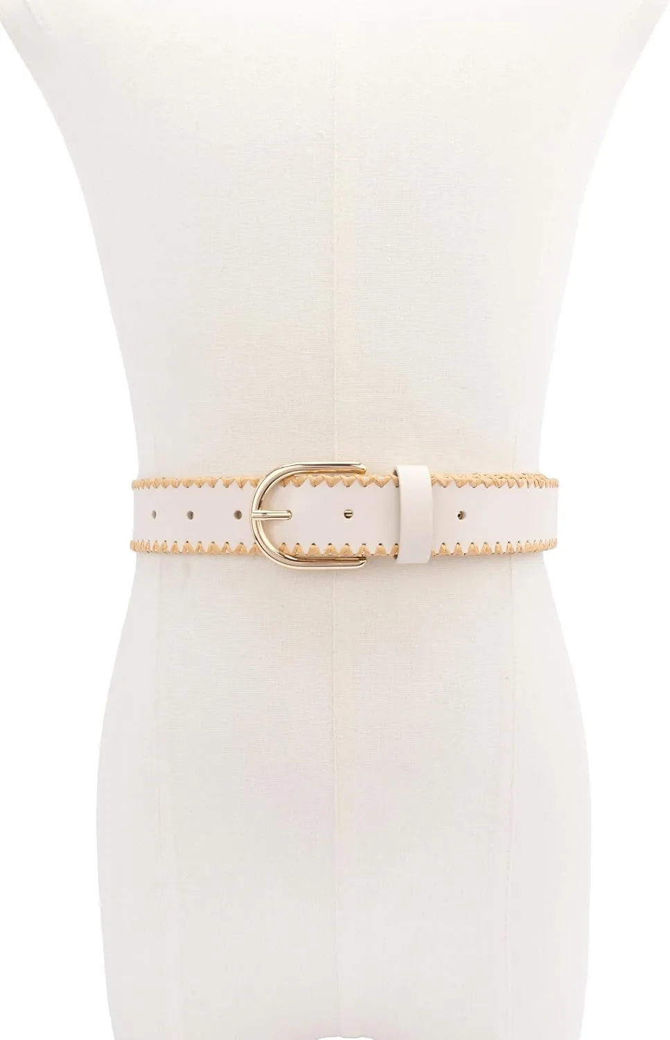 kate spade new york Women's 1.5 Inch Bow Belt with Straw Edge, Stylish Accessory with Adjustable Sizing