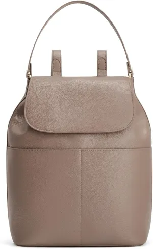 Kattee Leather Backpack Purse for Women Travel Fashion Designer Ladies Laptop Backpack, Khaki