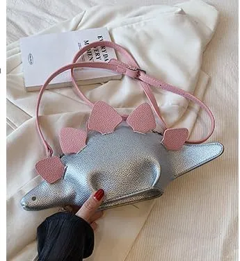 Kawaii Crossbody Bag for Women, Cute Mini Dinosaurs Shape Animal Shoulder Bag Sling Purse Boho Bags Harajuku Aesthetic