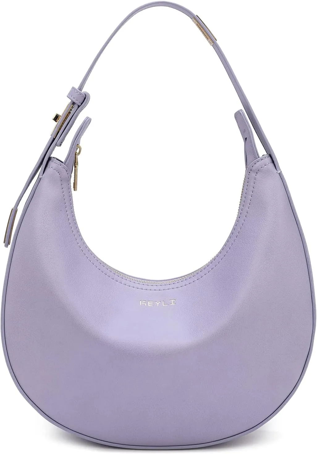 Keyli Shoulder Bag Stylish Casual Clutch Purses for Women 3 Ways Adjust Strap Hobo Handbags with Zip Closure