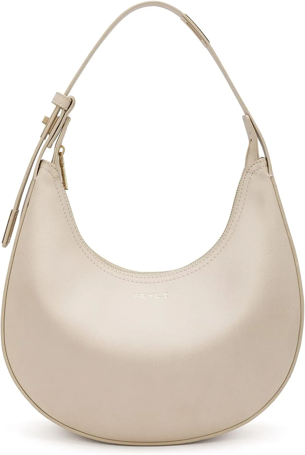 Keyli Shoulder Bag Stylish Casual Clutch Purses for Women 3 Ways Adjust Strap Hobo Handbags with Zip Closure
