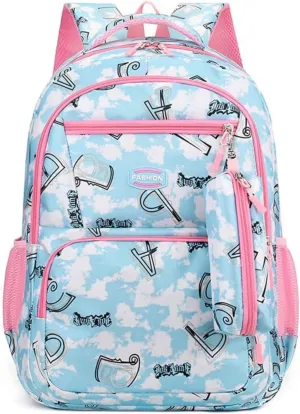 Kids Backpack Bookbag Boys Girls Backpack Teen Primary Middle School Bag Lightweight Travel Backpacks(Blue)