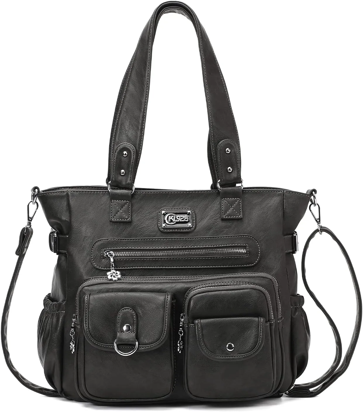 KL928 Large Purses for Women Shoulder Bag Tote Handbags Stylish Vegan Leather Hobo Bags Ladies