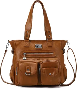KL928 Large Purses for Women Shoulder Bag Tote Handbags Stylish Vegan Leather Hobo Bags Ladies