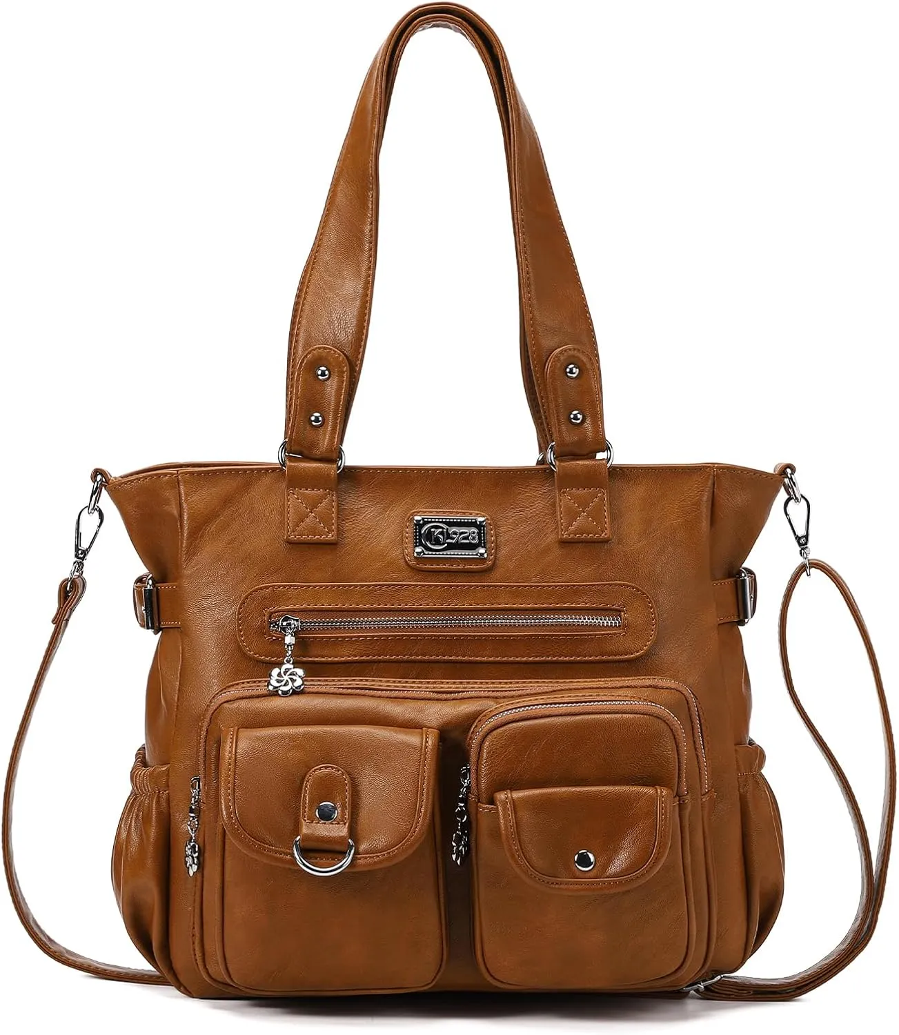 KL928 Large Purses for Women Shoulder Bag Tote Handbags Stylish Vegan Leather Hobo Bags Ladies