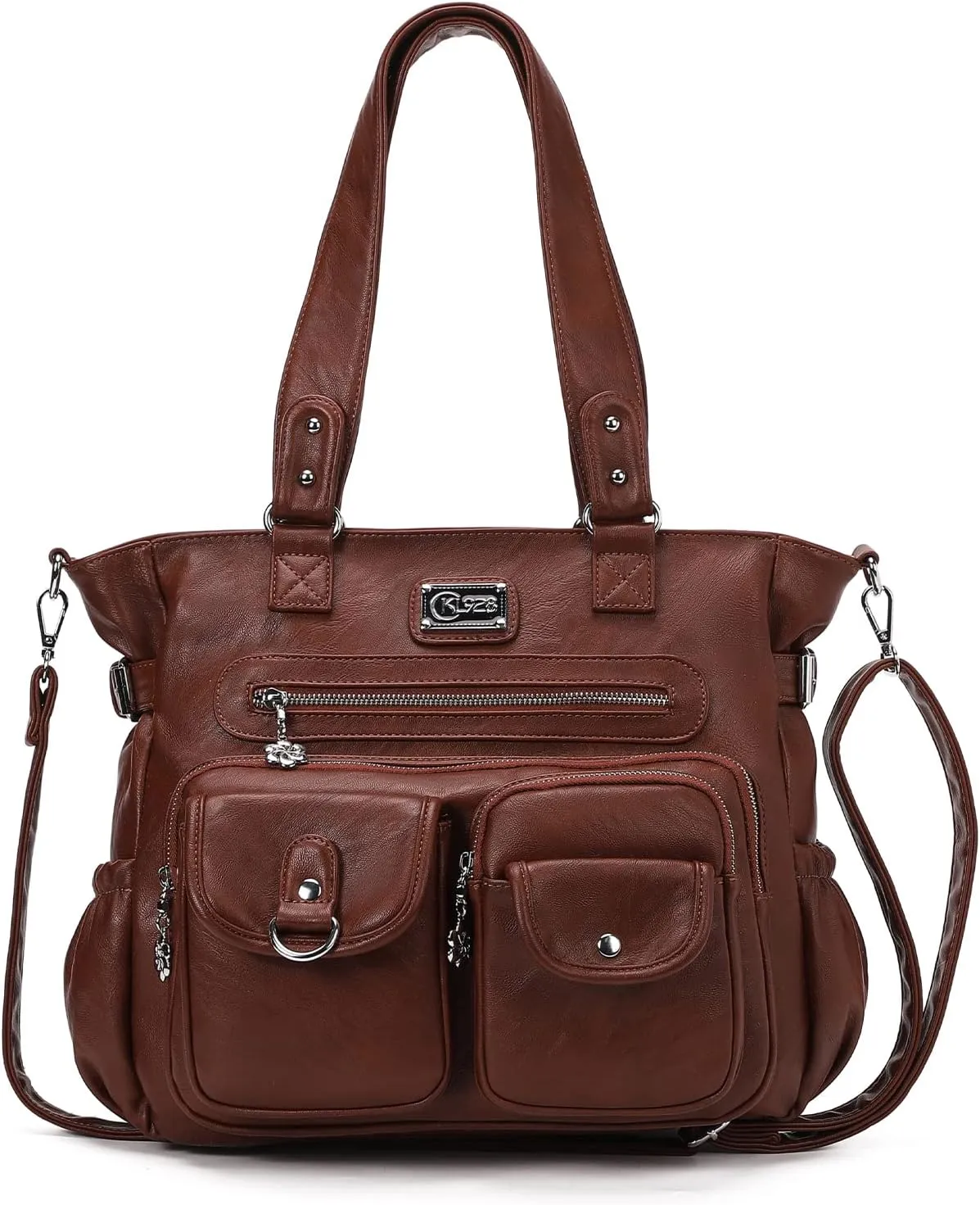 KL928 Large Purses for Women Shoulder Bag Tote Handbags Stylish Vegan Leather Hobo Bags Ladies