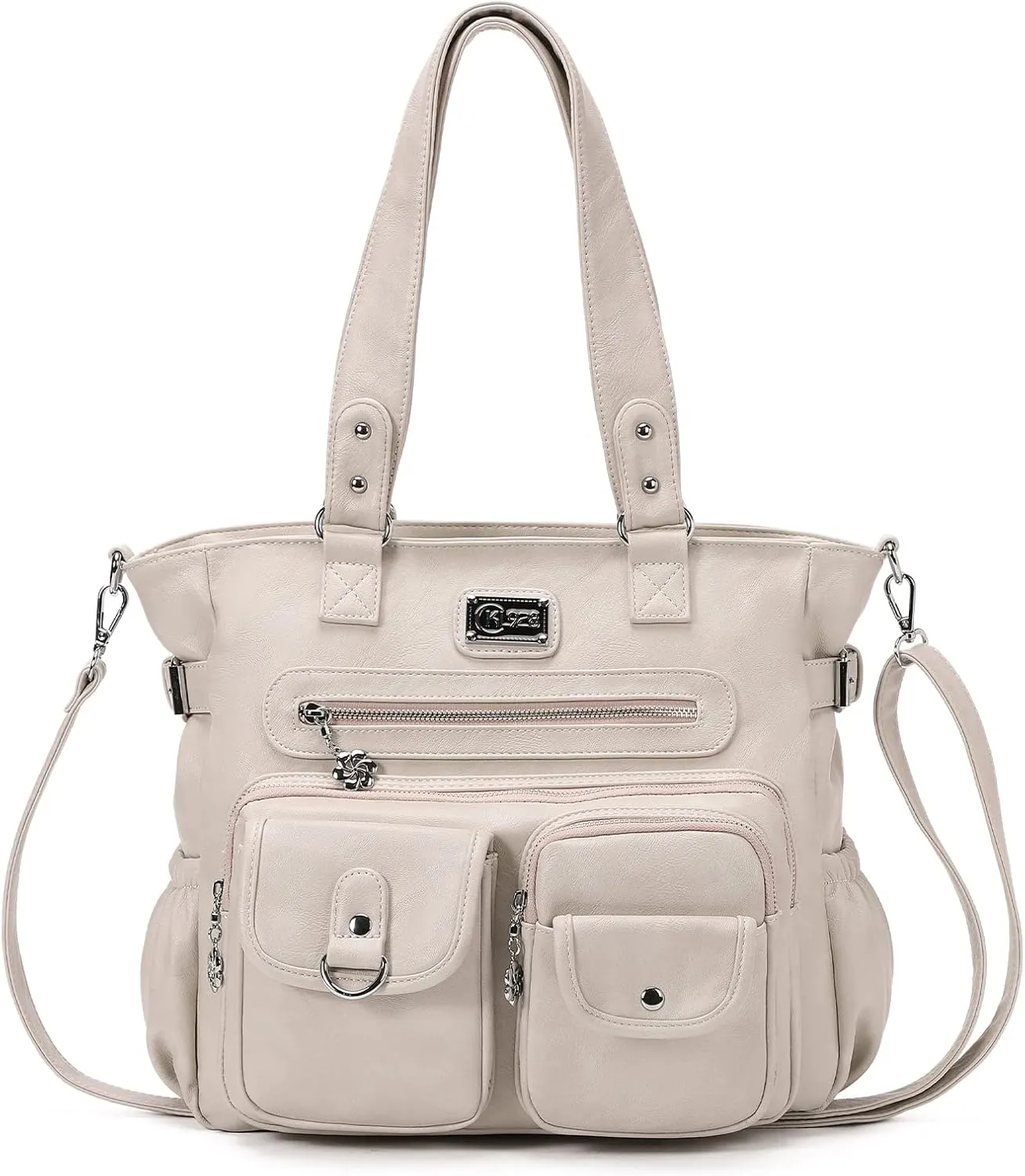 KL928 Large Purses for Women Shoulder Bag Tote Handbags Stylish Vegan Leather Hobo Bags Ladies