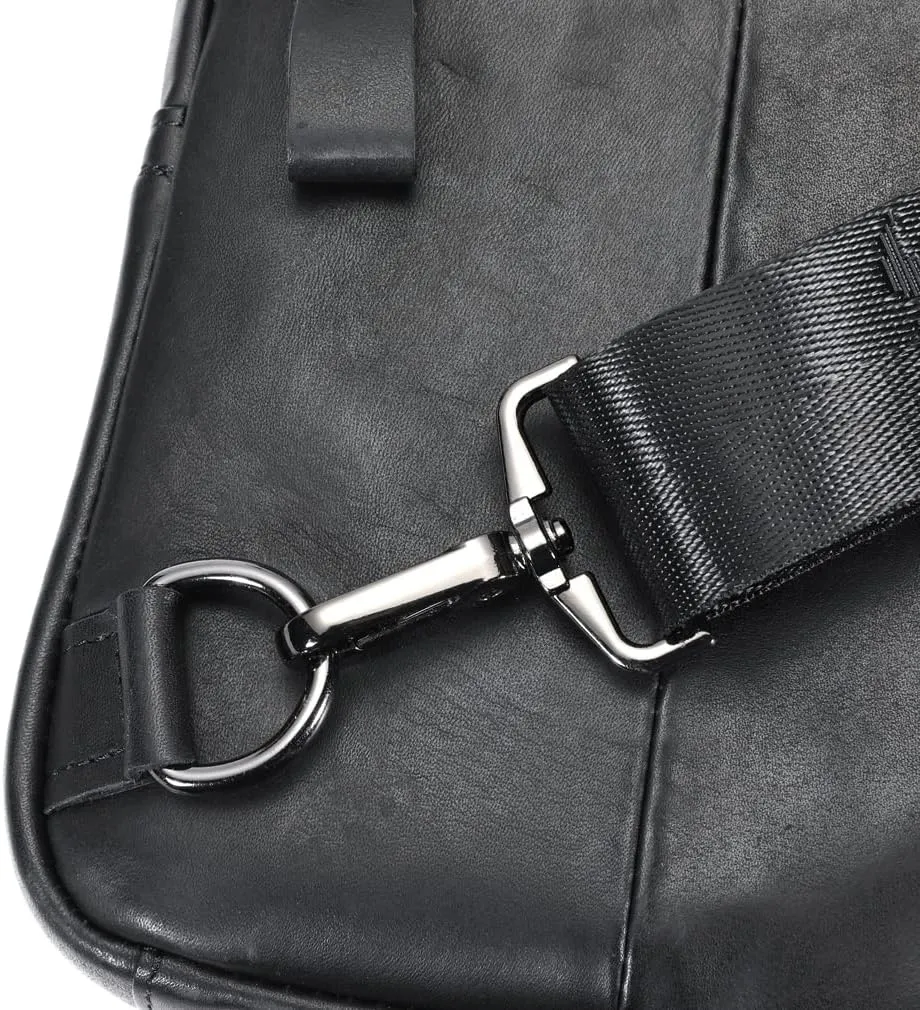 KPYWZER Vintage Leather Sling Bag Backpack for Men Crossbody Shoulder Chest Day Pack Backpacks