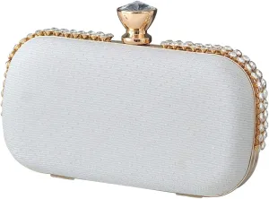 Ladies Clutch Bag Sparkly Rhinestone Evening Bag Women Charming Glittering Handbag