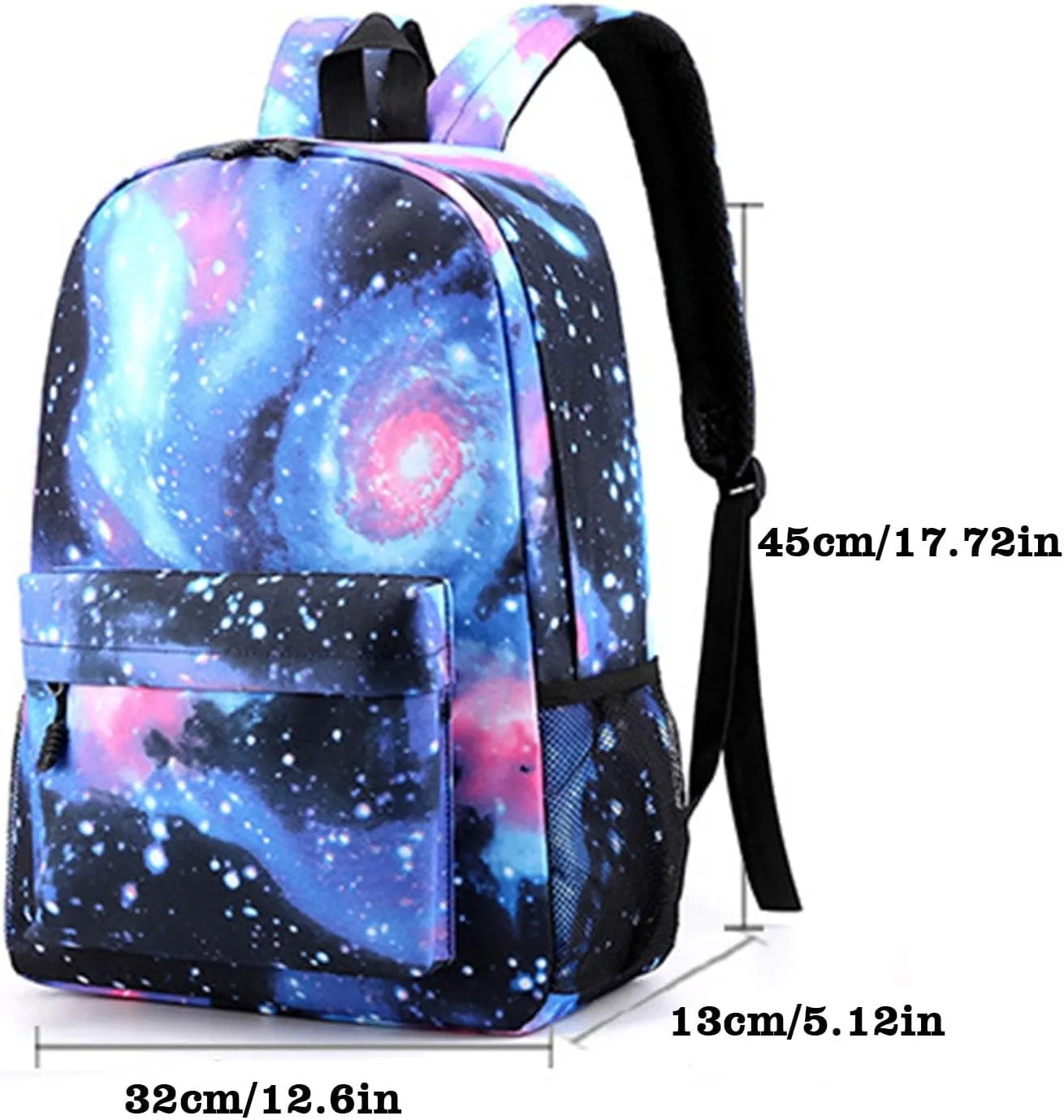 Ladies Multipurpose Design Handbag Adjustable Shoulder Belt Zipper Backpacks Stylish Daypack Purse Shoulder Bag(B)