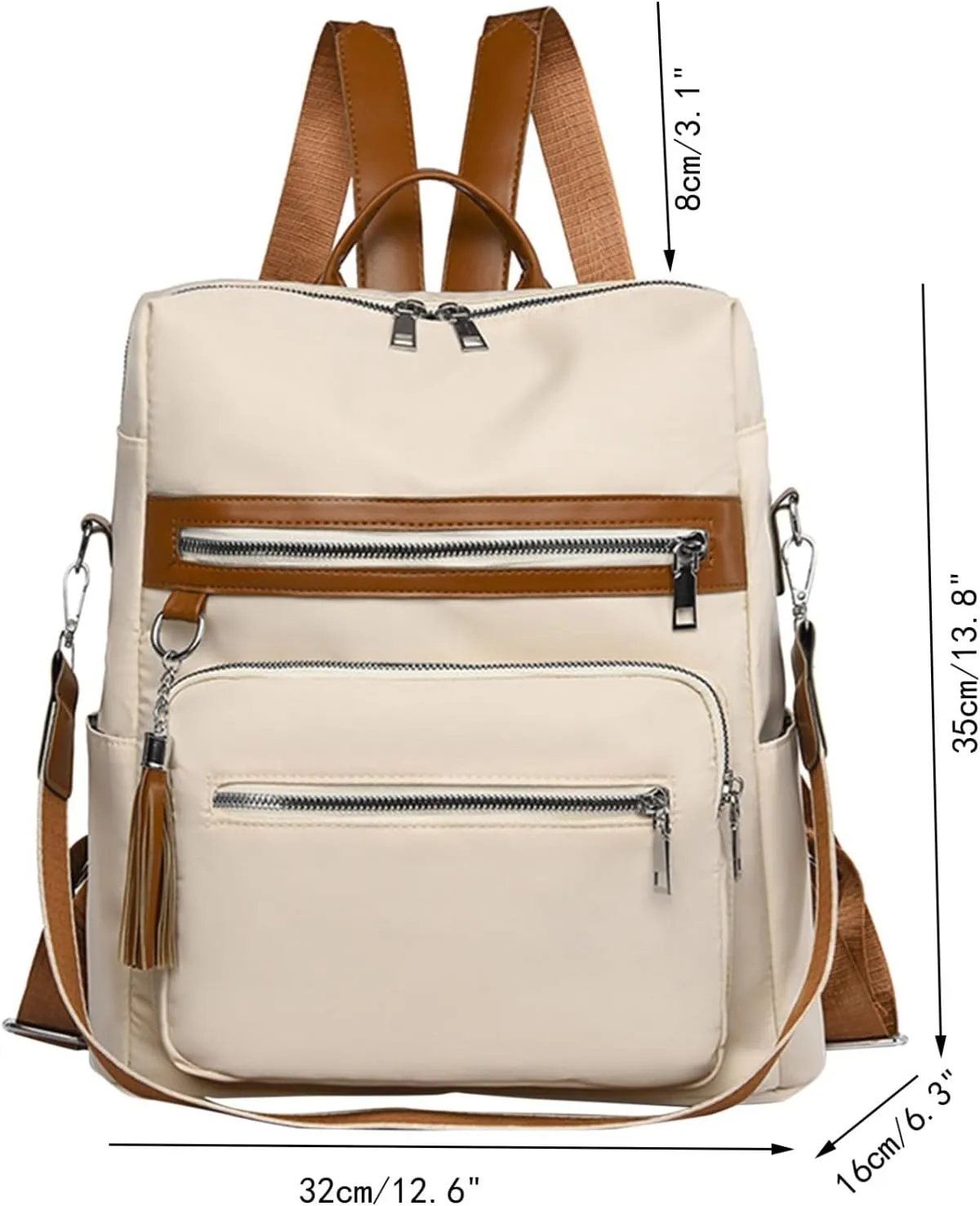 Ladies Multipurpose Design Handbag Casual Messenger Crossbody Bags Versatile Bags School Backpack for Teen Girls