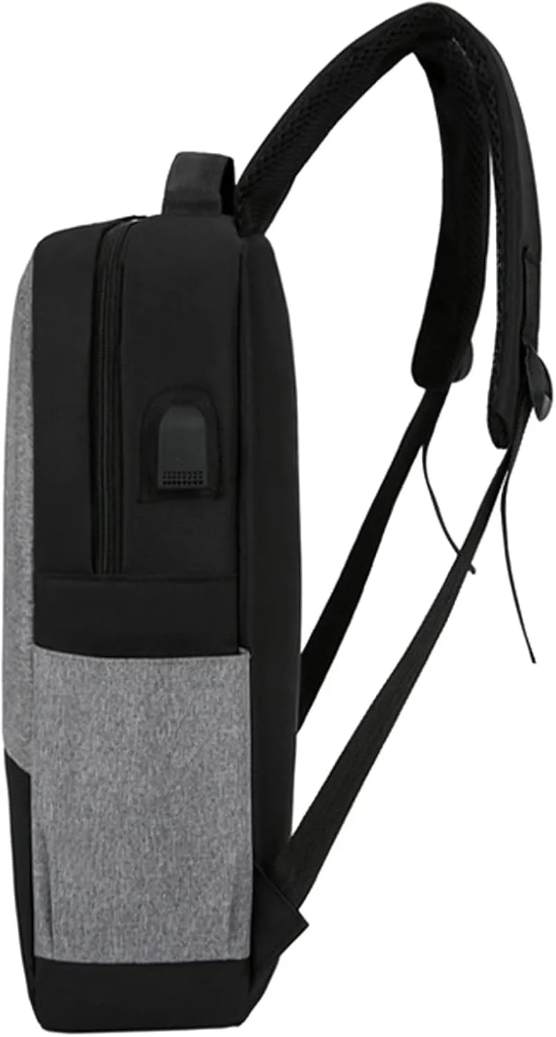 Ladies Multipurpose Design Handbag Convertible Shoulder Bags with Wristlet for Work College Clear Mini Backpack(Grey)