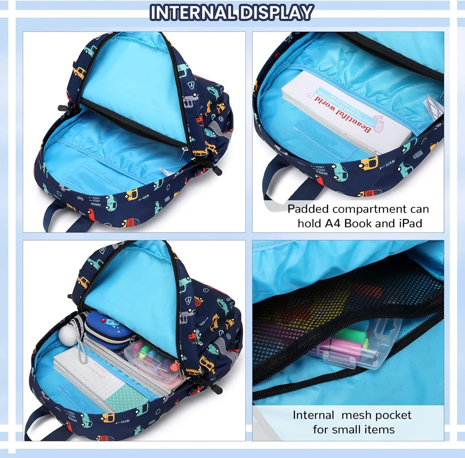 Lanola Cute Little Girls Backpack Waterproof Small Kids Backpacks Daypack for Toddler Girl Bakcpack Travel Bag Baby Children Preschool Bakcpack- Black Dog