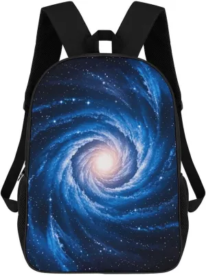 Laptop Backpack for Men Women Daypack Blue Galaxy Computer Bag Travel Backpacks Laptop Bag