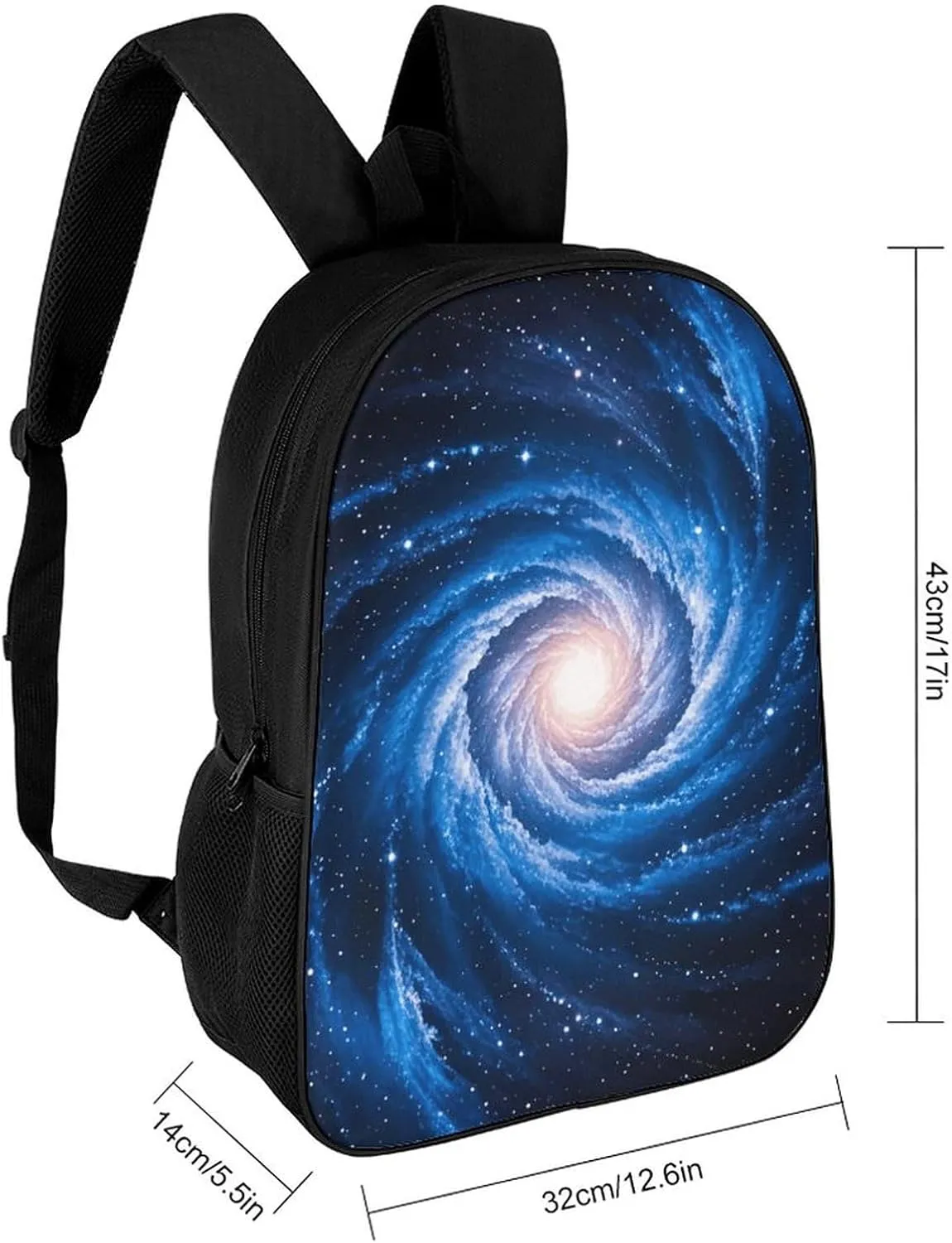 Laptop Backpack for Men Women Daypack Blue Galaxy Computer Bag Travel Backpacks Laptop Bag