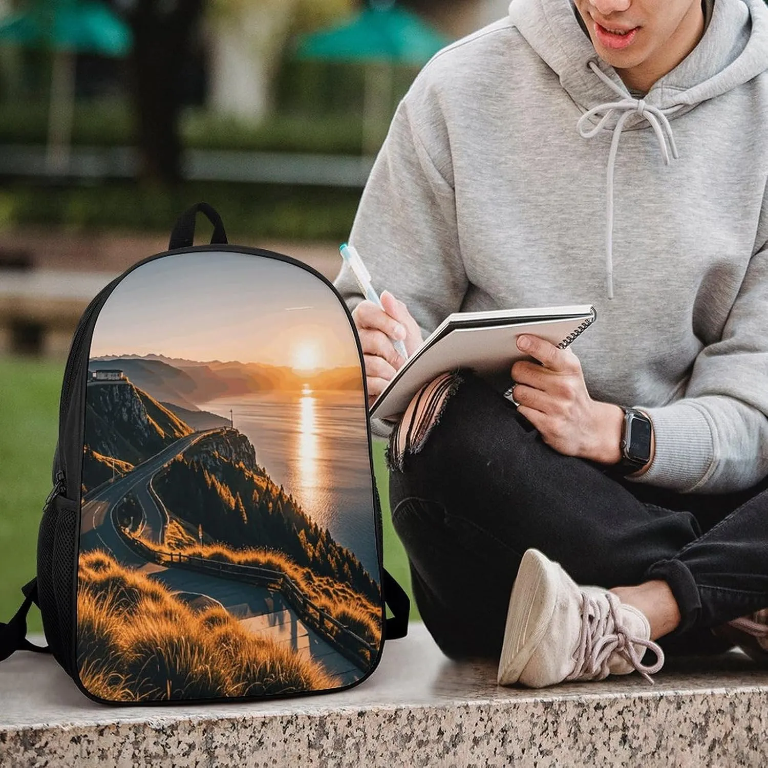 Laptop Backpack for Men Women Daypack Shining Overlook Computer Bag Travel Backpacks Laptop Bag
