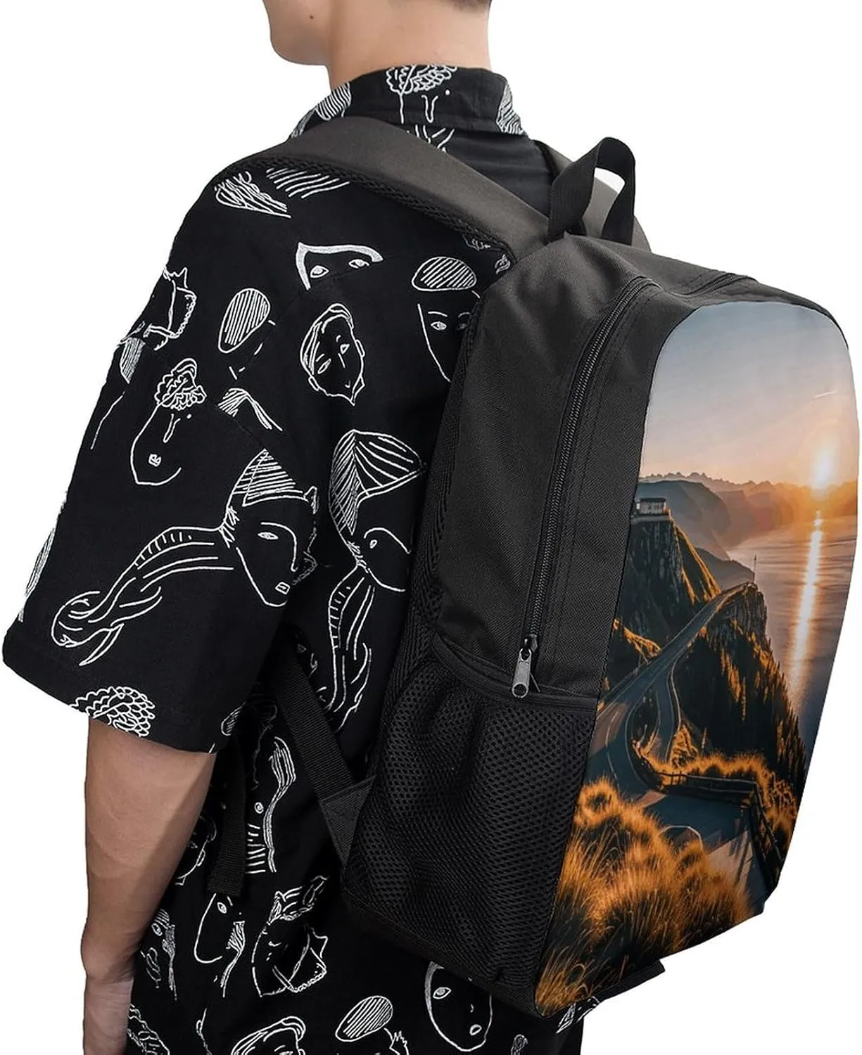 Laptop Backpack for Men Women Daypack Shining Overlook Computer Bag Travel Backpacks Laptop Bag