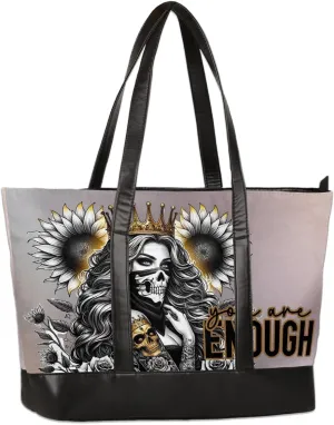 Laptop Tote Bag for Women Girls Large Canvas Shoulder Bag