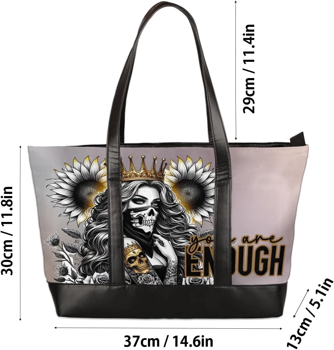Laptop Tote Bag for Women Girls Large Canvas Shoulder Bag