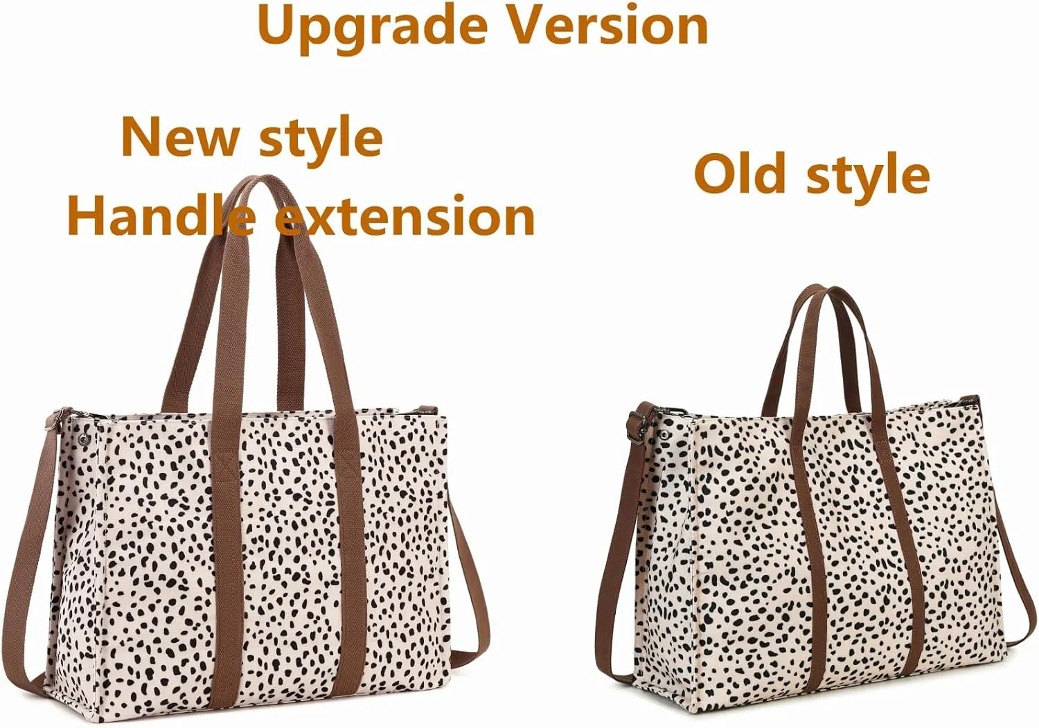 Laptop Tote Bag for Women Work 15.6 inch Canvas Shoulder Bags Computer Messenger Purse Teacher Handbag Office Briefcase