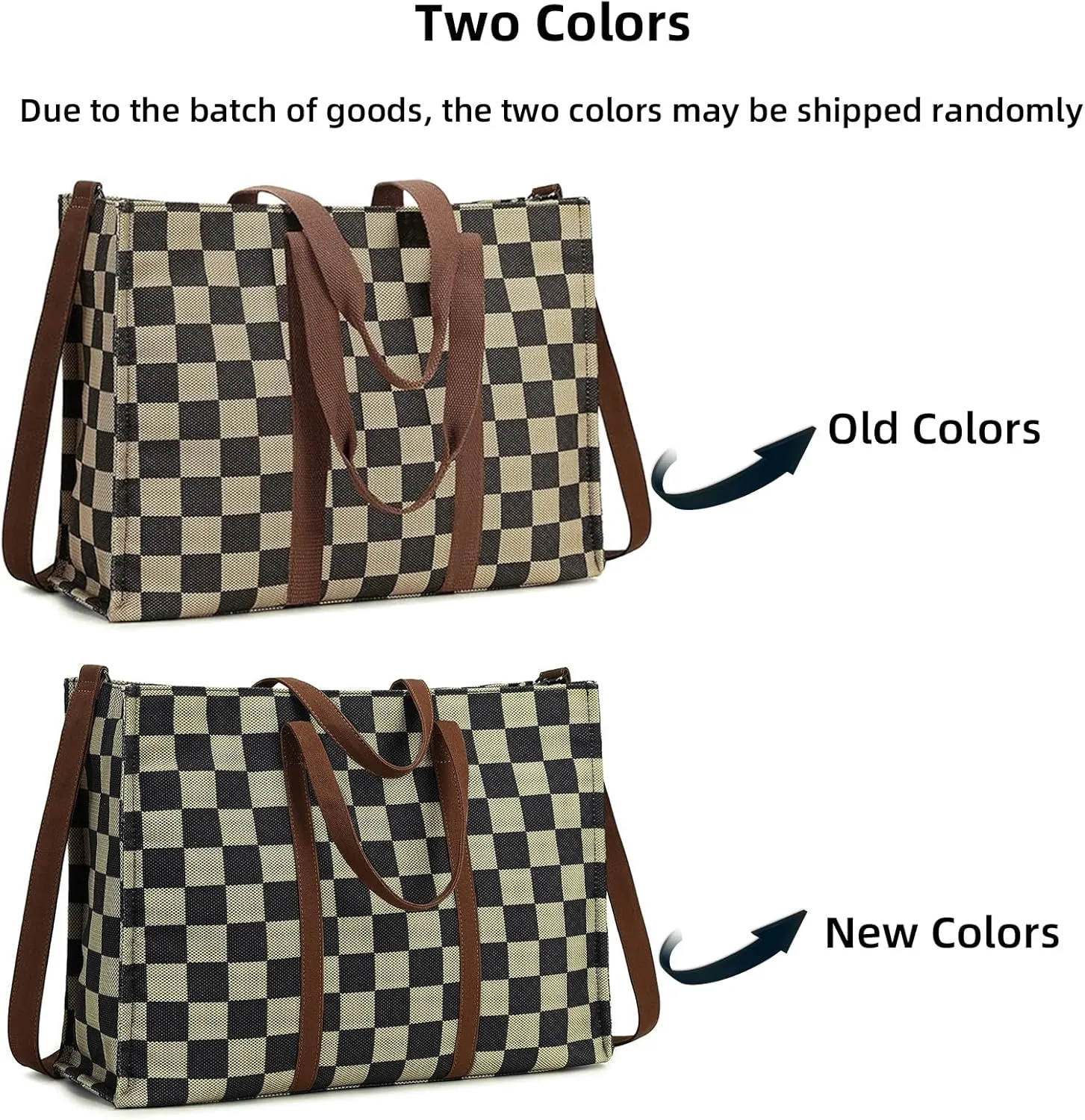 Laptop Tote Bag for Women Work 15.6 inch Canvas Shoulder Bags Computer Messenger Purse Teacher Handbag Office Briefcase