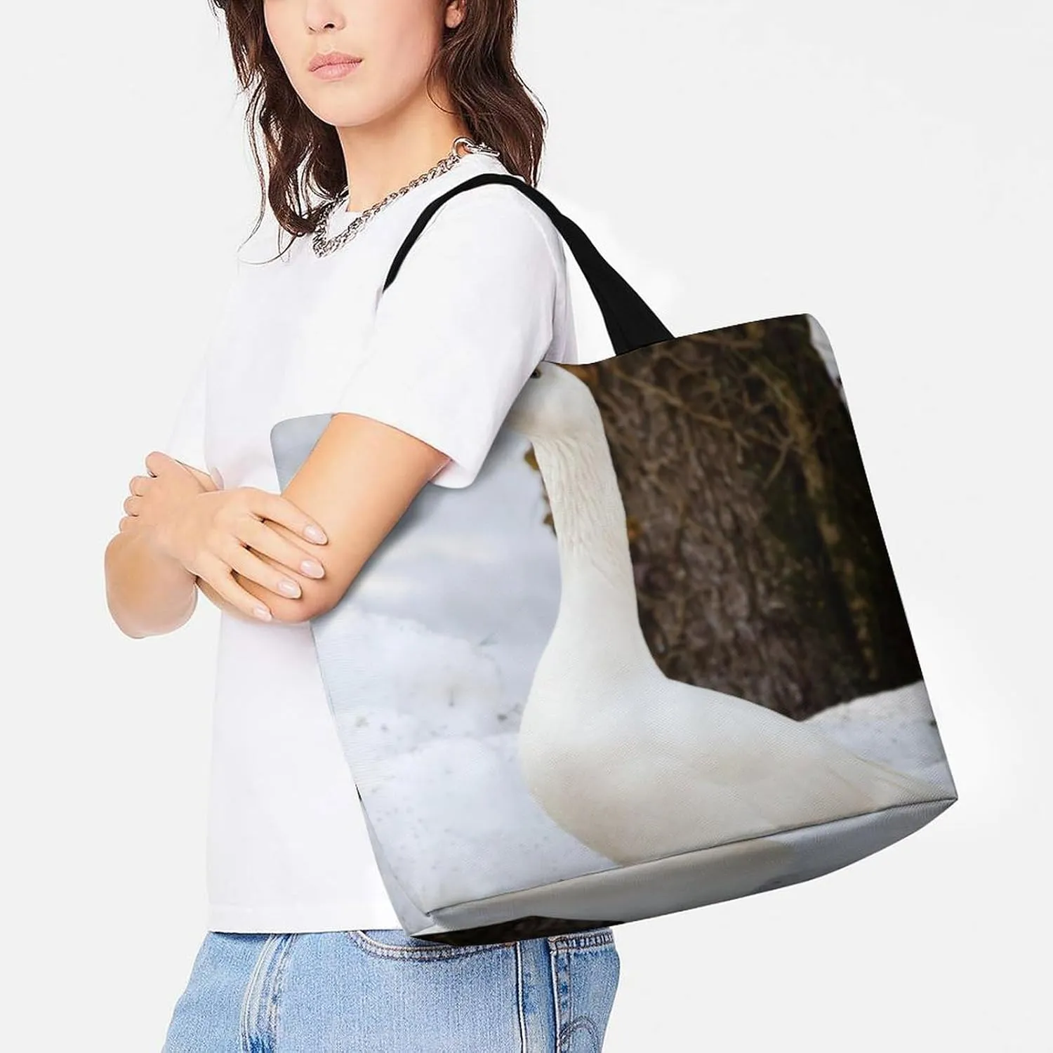 Large Capacity Shopping Tote Bag for Women, Girls
