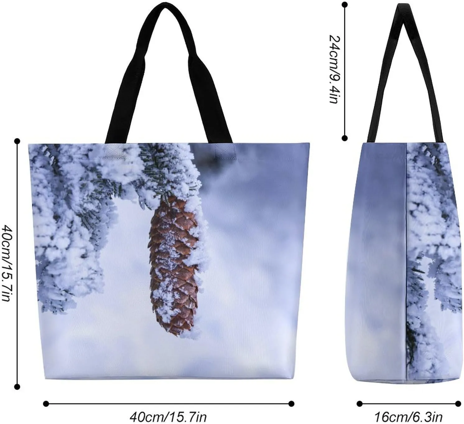 Large Capacity Shopping Tote Bag for Women, Girls