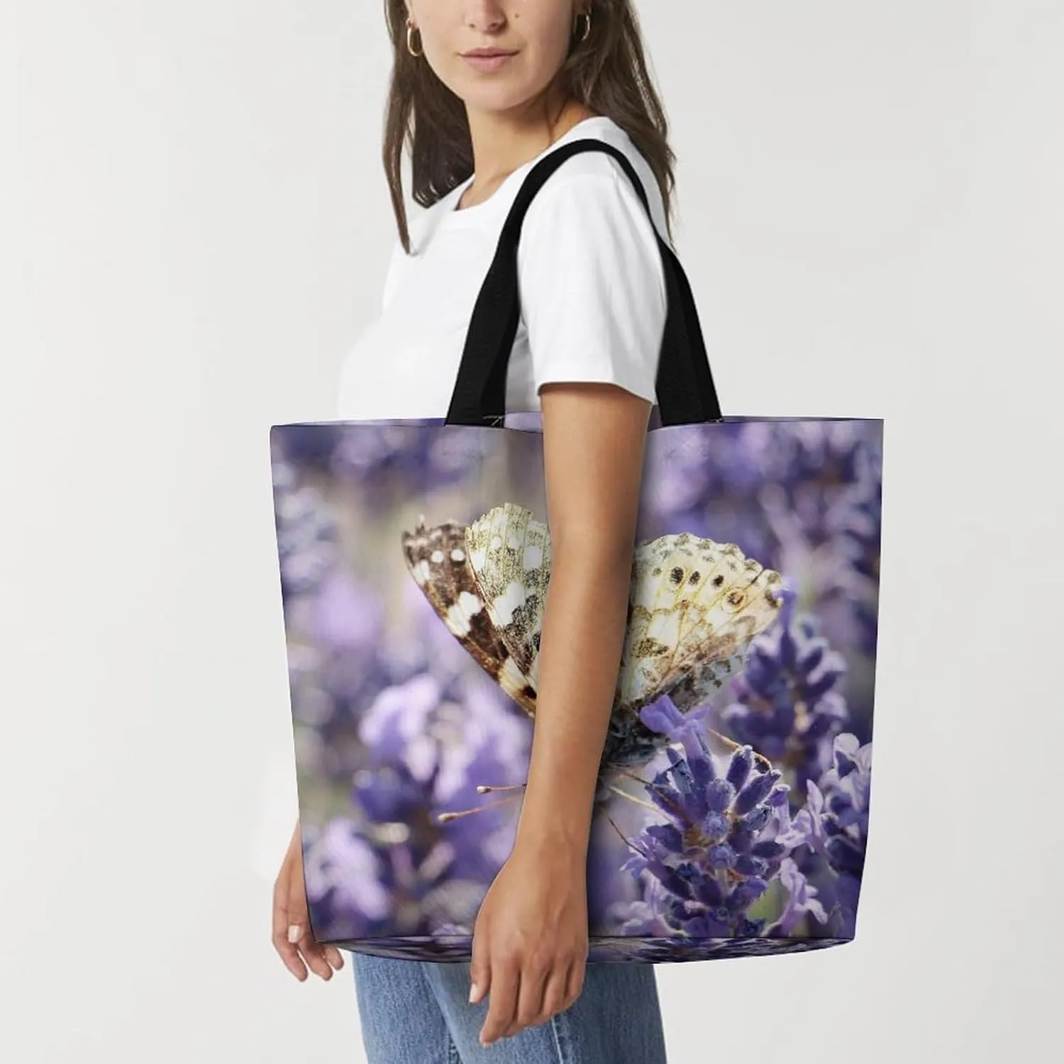 Large Capacity Shopping Tote Bag for Women, Girls