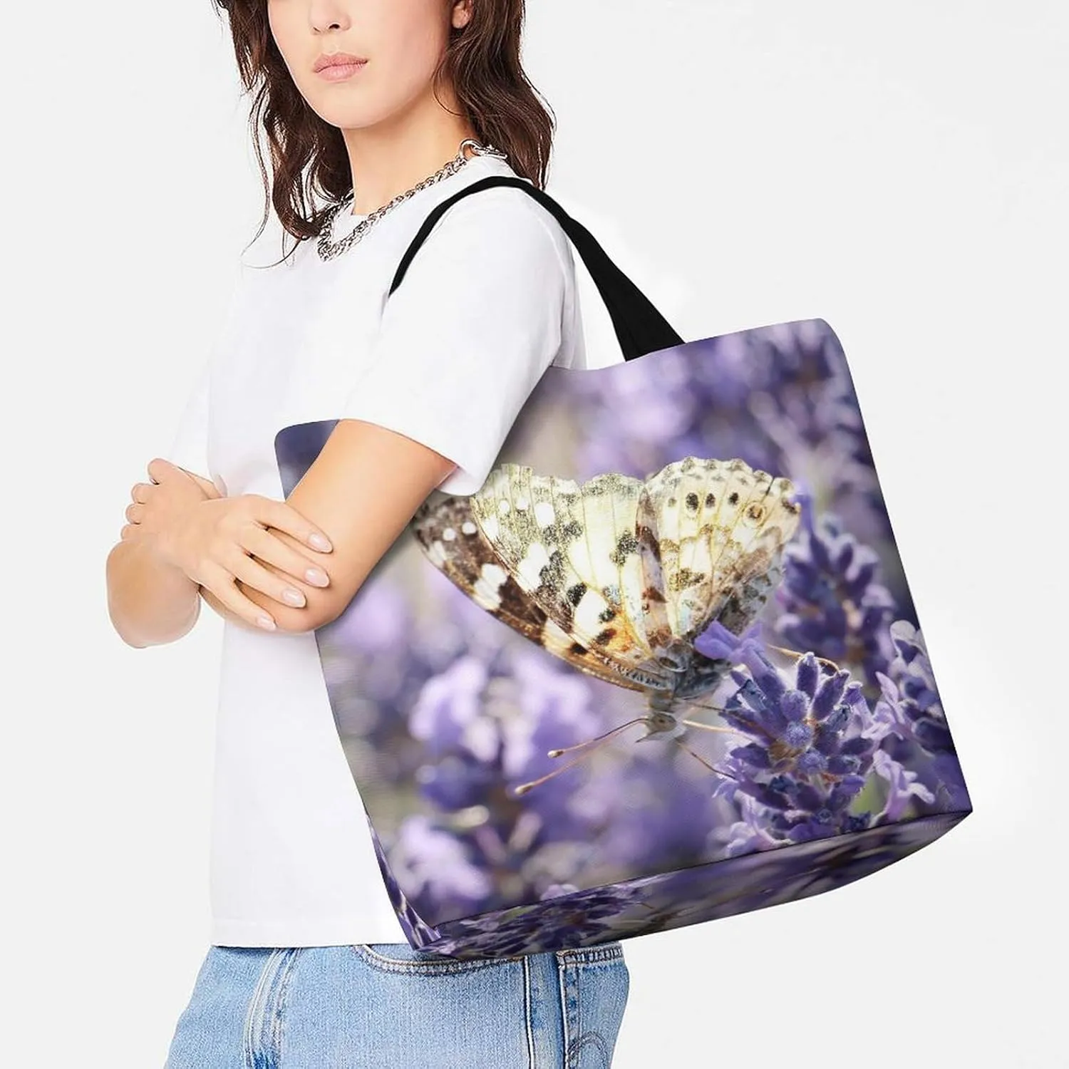 Large Capacity Shopping Tote Bag for Women, Girls