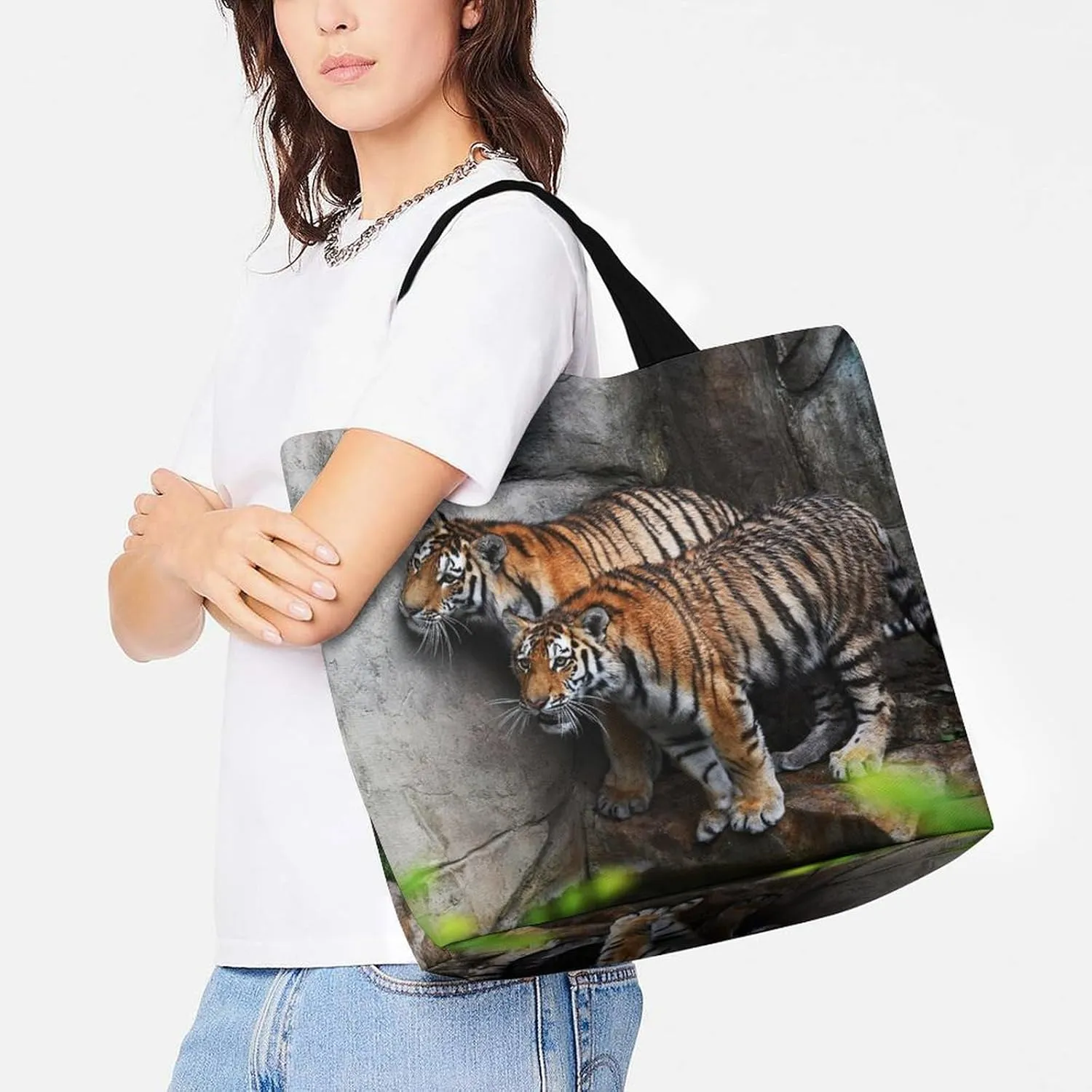 Large Capacity Shopping Tote Bag for Women, Girls