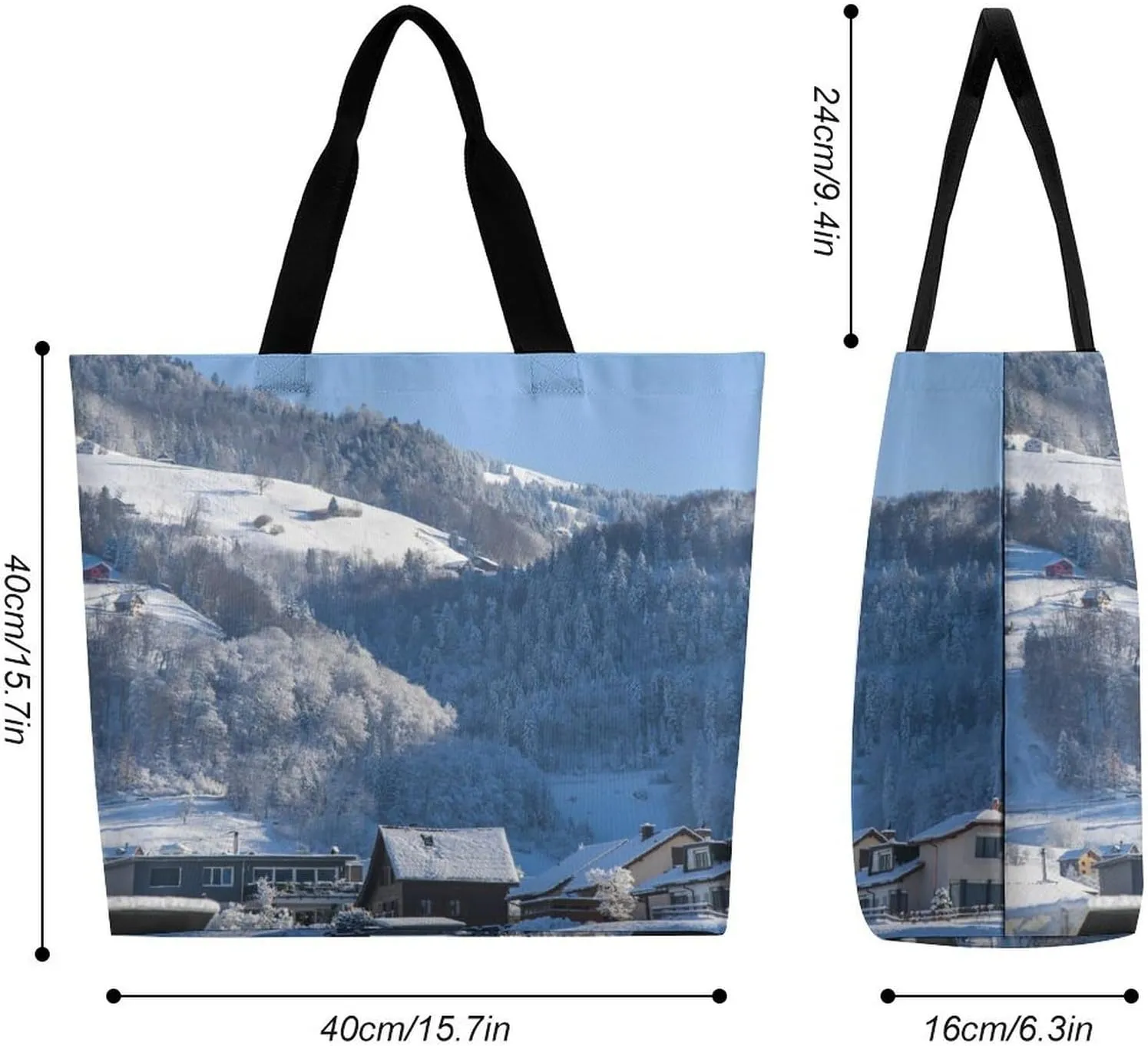 Large Capacity Shopping Tote Bag for Women, Girls