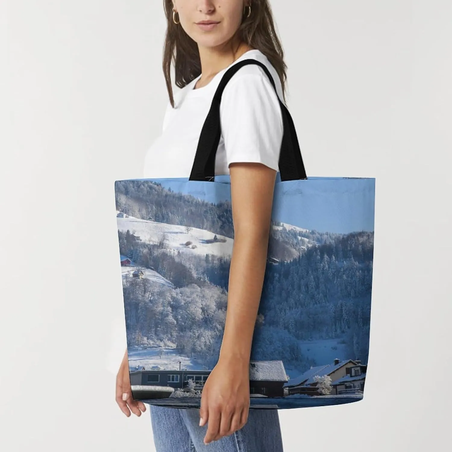 Large Capacity Shopping Tote Bag for Women, Girls