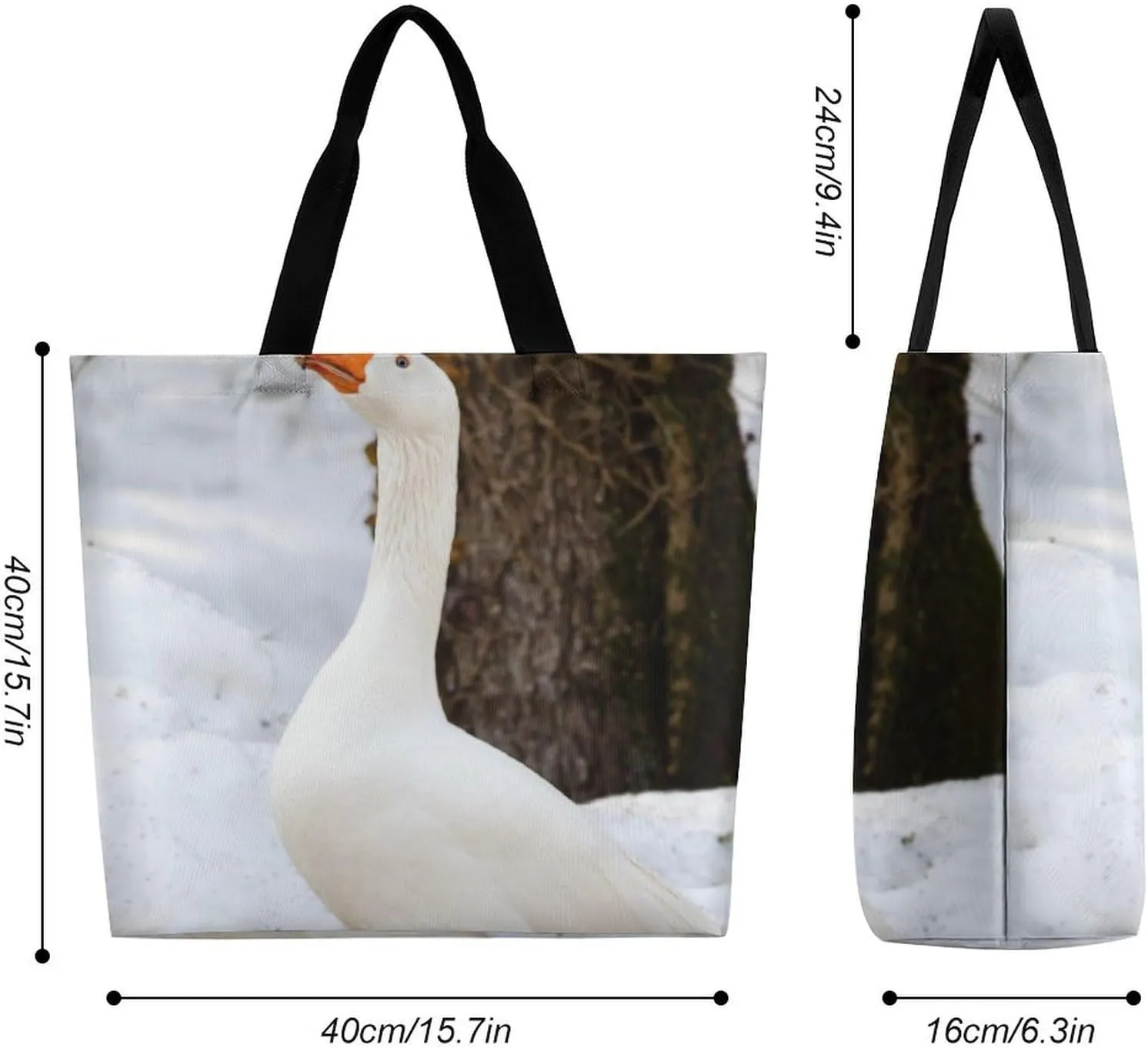 Large Capacity Shopping Tote Bag for Women, Girls