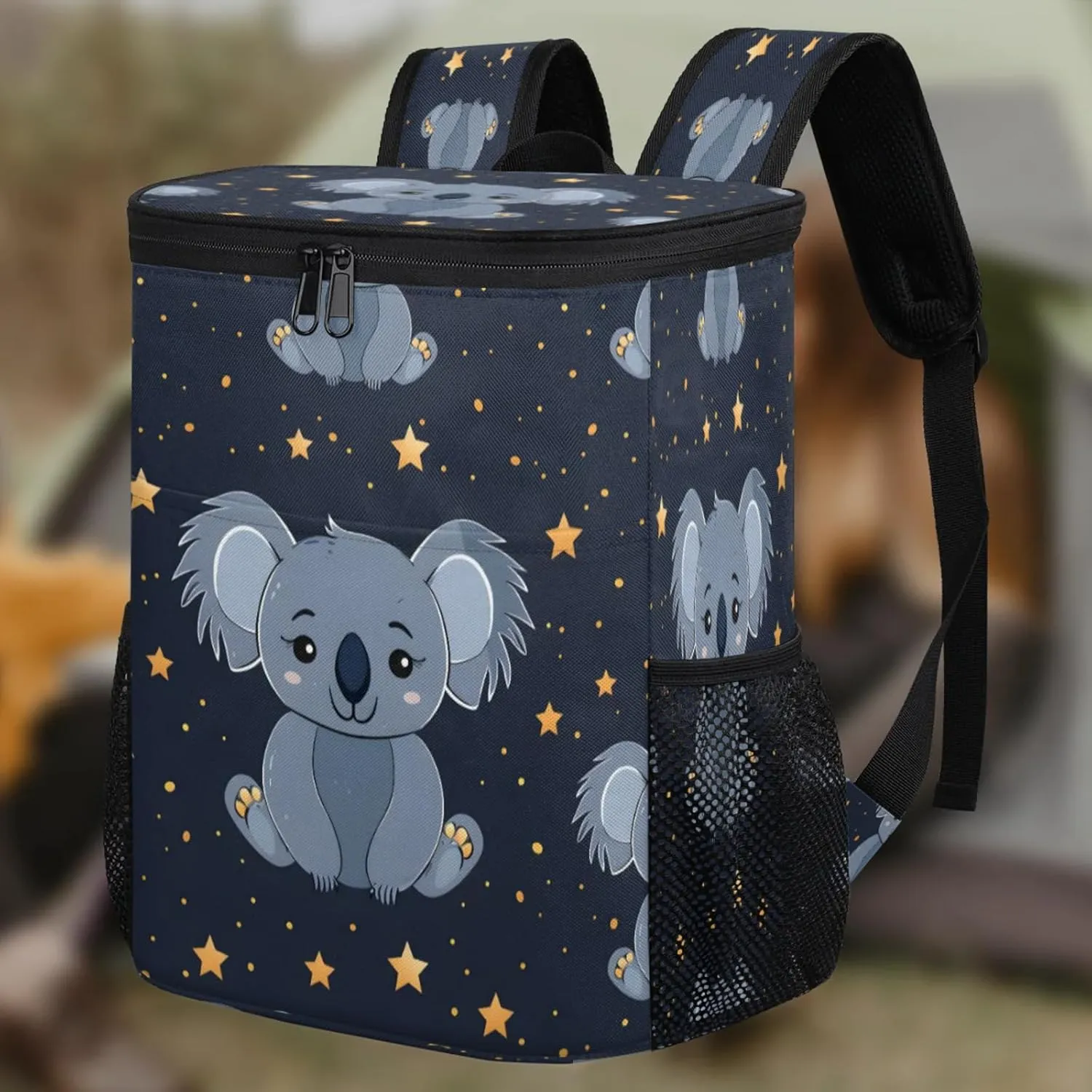 Large Insulated Cooler Backpack, Leak Proof Backpack 30 Cans, Cooler Bag for 12h Hot/Cold Retention
