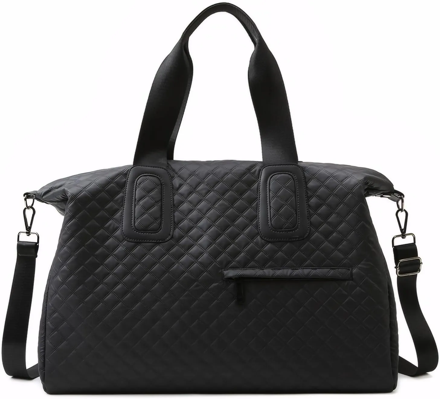 Large Tote Bag for Women, Lightweight Travel Tote Handbags, Puffer Tote Bag with Zipper, Yoga Bags Quilted Work Bag