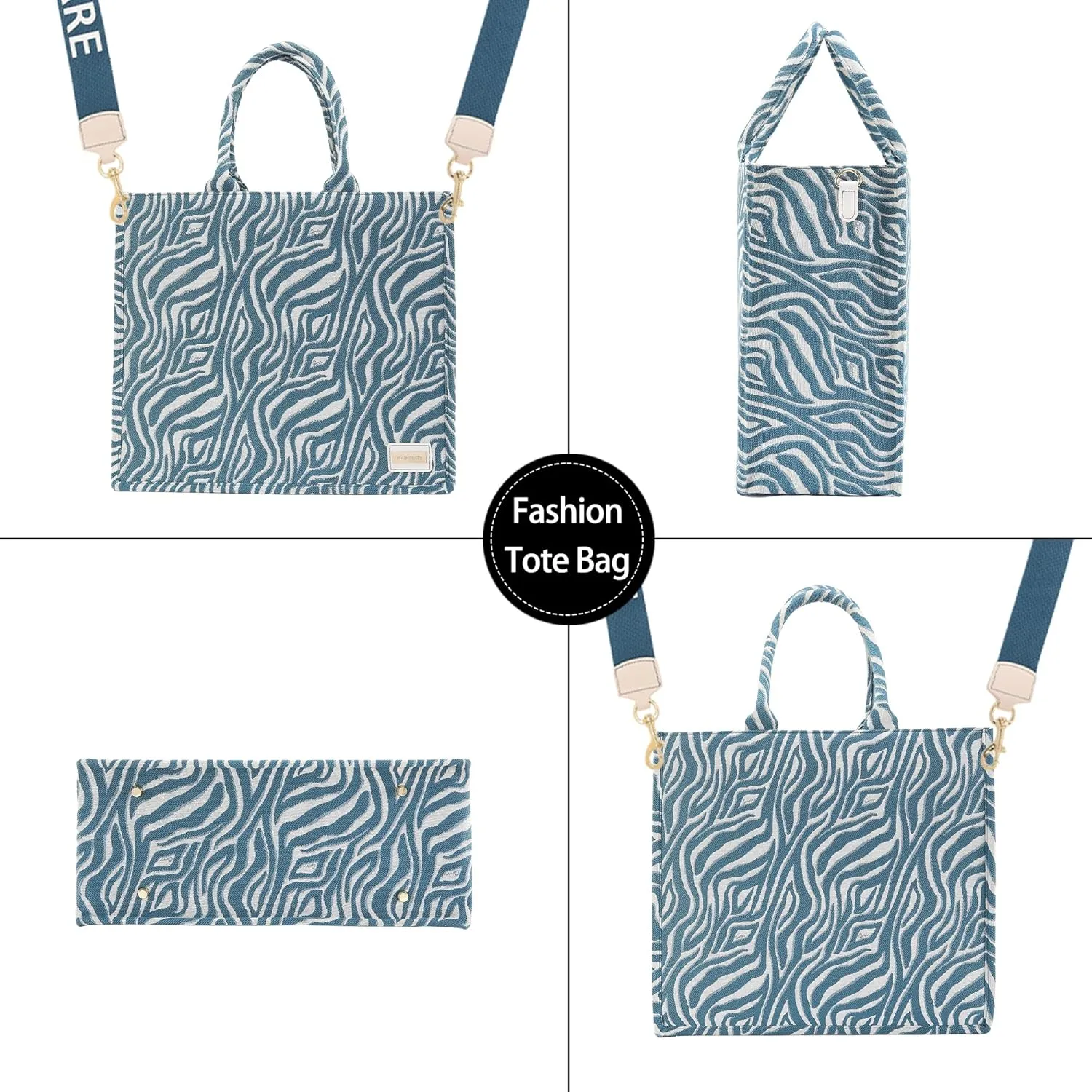 Large Tote Bag Luxury Spacious CARRY ALL and Perfect for Travel, Work, Shopping, Gym, Beach, and Everyday Use