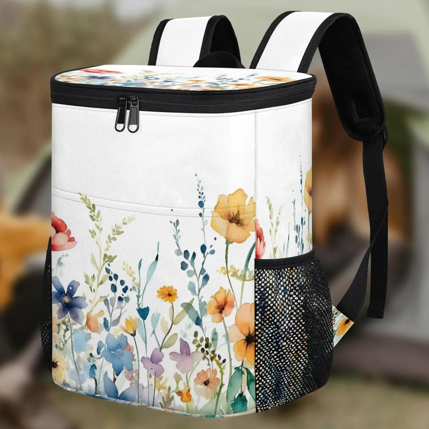 Large Waterproof Insulated Cooler Backpack, Leak Proof Backpack 30 Cans, Lightweight Cooler Bag for Camping