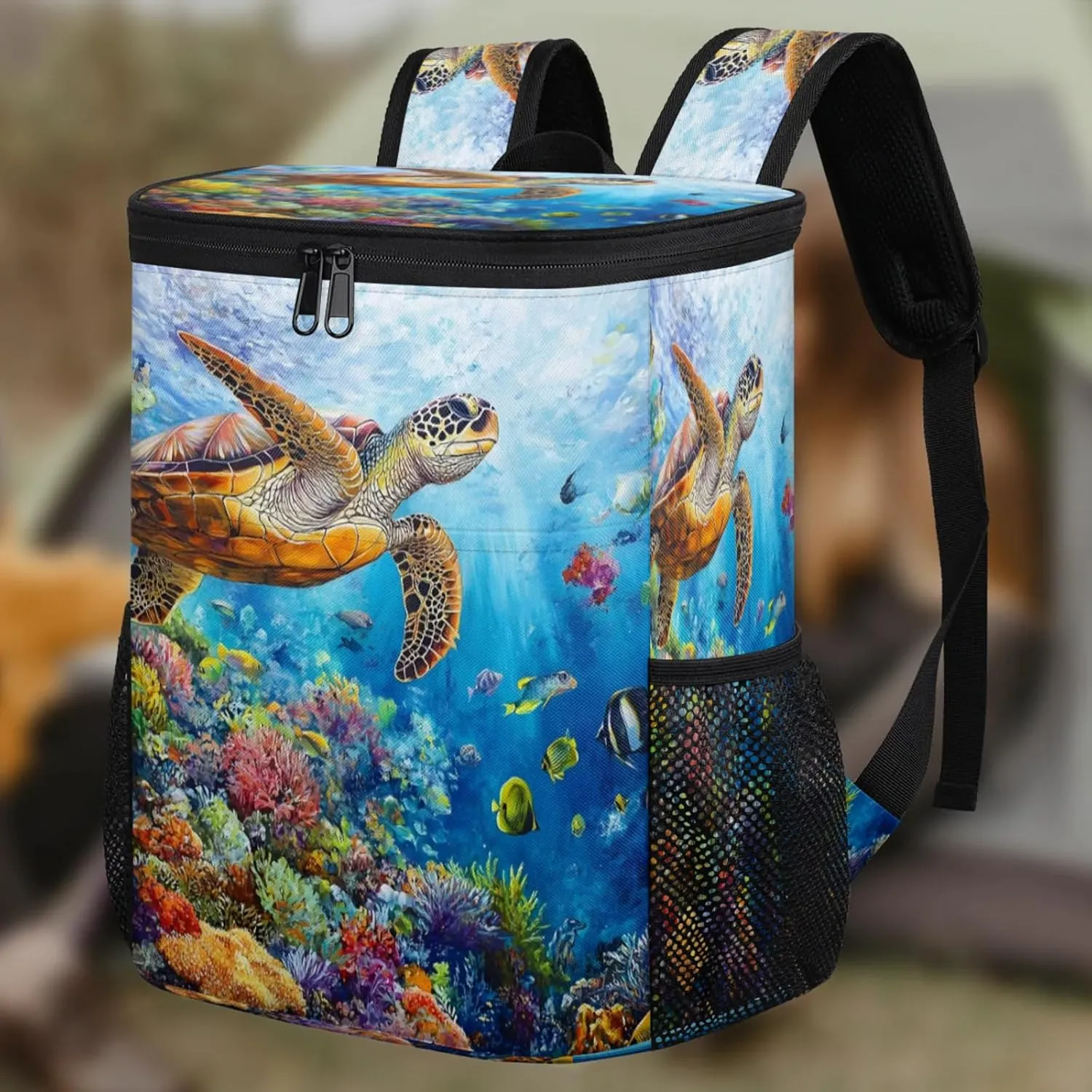 Large Waterproof Insulated Cooler Backpack, Leak Proof Cooler Backpack for Camping, Picnic Travel Outdoor