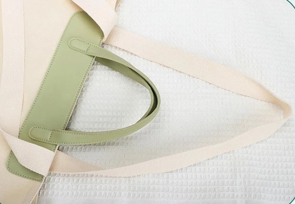 Large Women Canvas Tote Handbags - Stylish Casual Shoulder Work Bag & Crossbody Top Handle Purse