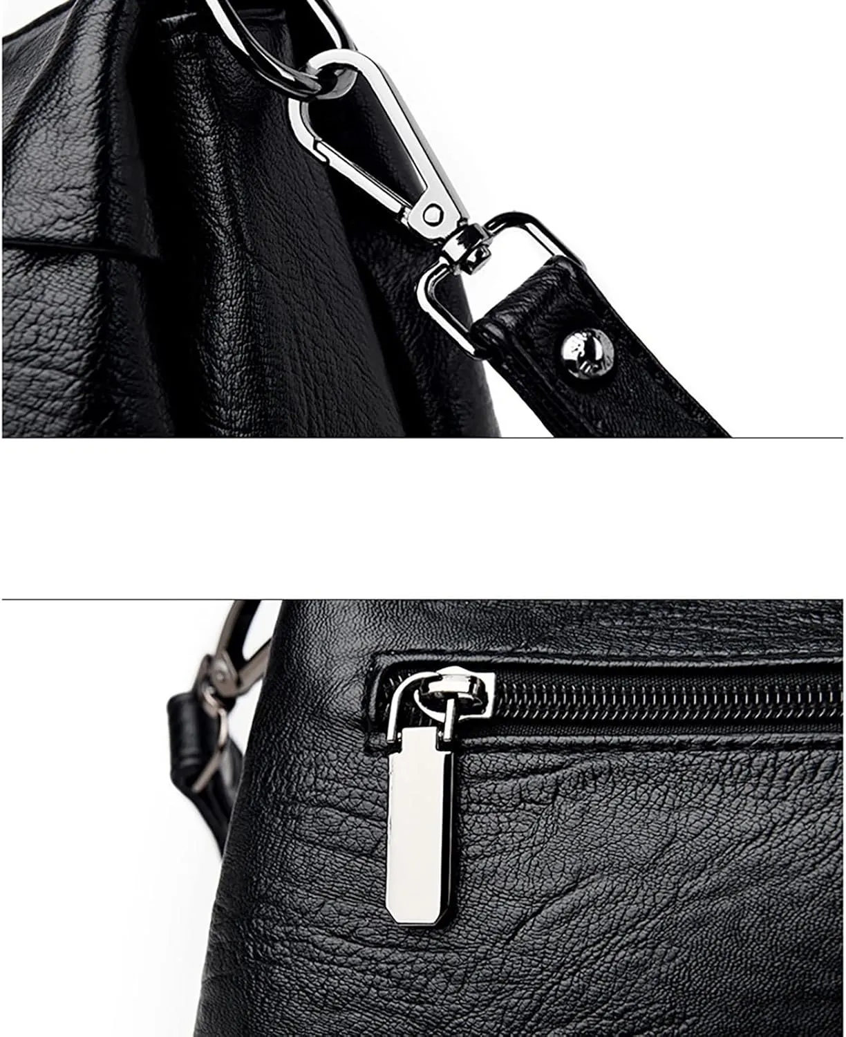 Large Zippe Tote Bag Purses And Handbags For Women Crossbody Shoulder Bags Pocketbooks Satchels For Mothers Tote Purse