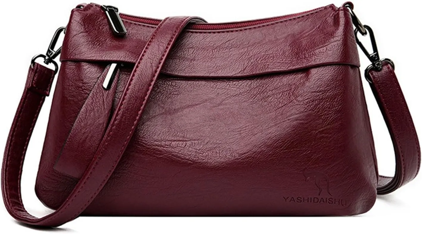 Large Zippe Tote Bag Purses And Handbags For Women Crossbody Shoulder Bags Pocketbooks Satchels For Mothers Tote Purse