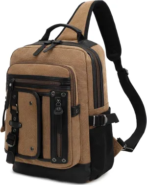 Leaper Retro Messenger Bag Men Sling Bag Outdoor Cross Body Bag Shoulder Bag