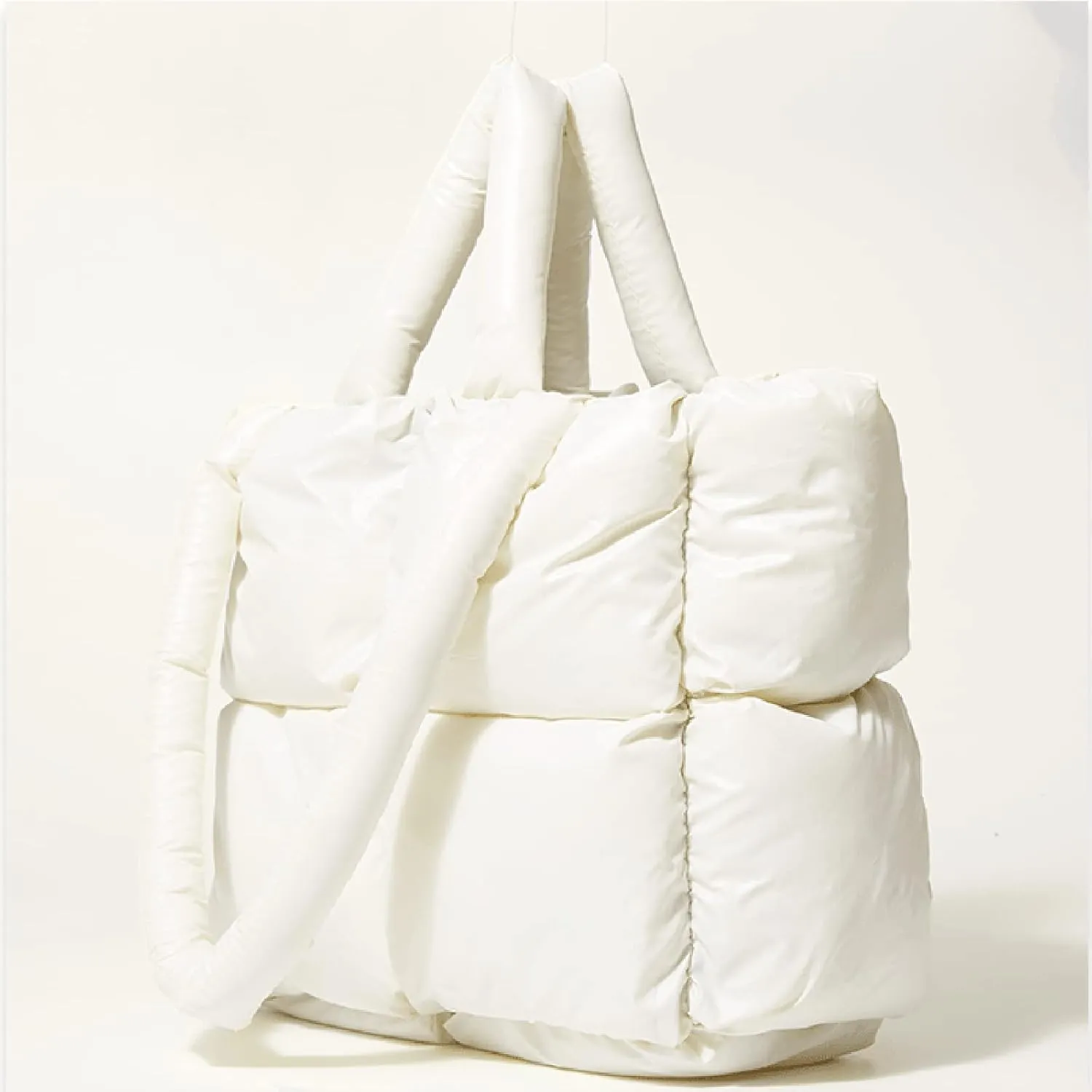 Leather Crossbody Bags for Women Designer Satchel Handbags Top-Handle Purses with Strap Mothers Day Gifts(White)