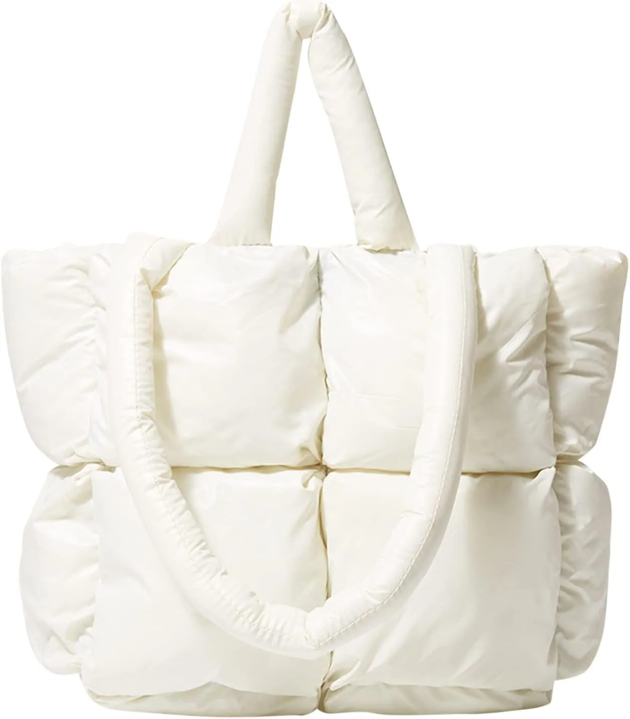 Leather Crossbody Bags for Women Designer Satchel Handbags Top-Handle Purses with Strap Mothers Day Gifts(White)