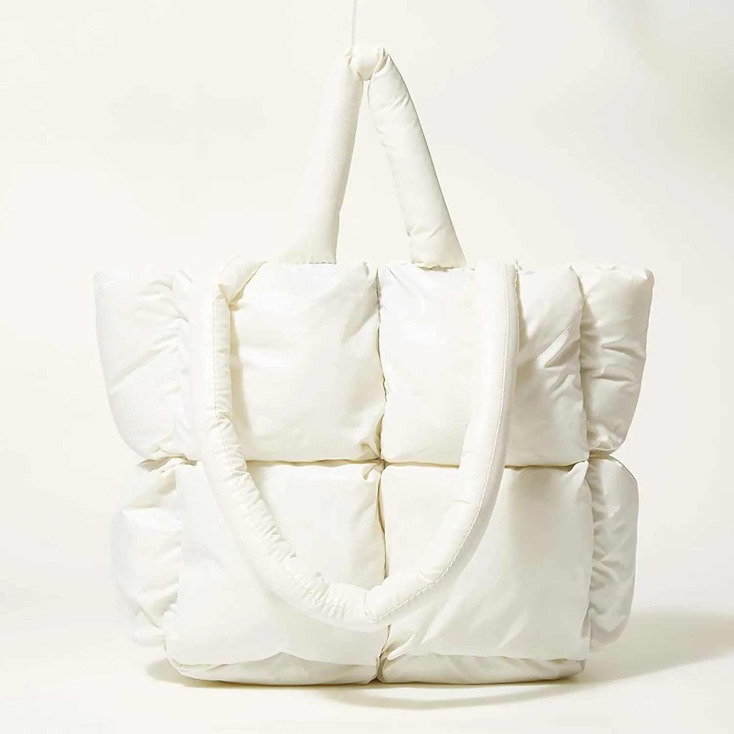 Leather Crossbody Bags for Women Designer Satchel Handbags Top-Handle Purses with Strap Mothers Day Gifts(White)